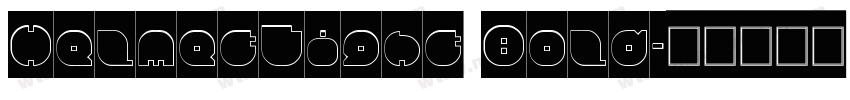 HelmetLight Bold字体转换